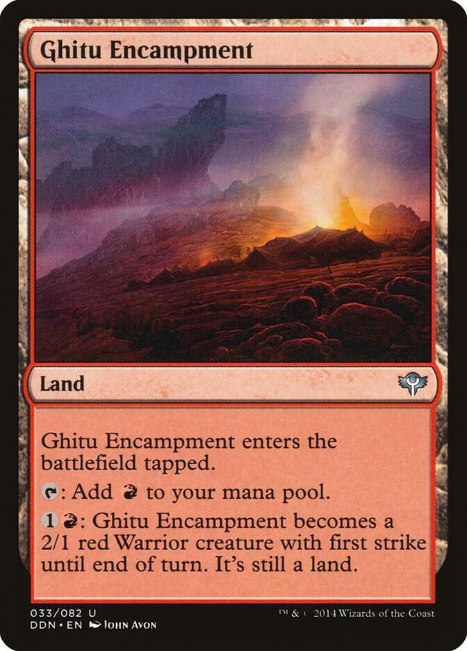 Ghitu Encampment 33 card from Duel Decks: Speed vs. Cunning