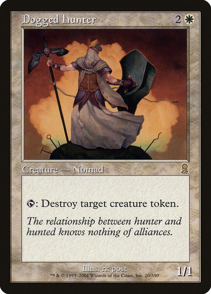 Dogged Hunter 20 card from Odyssey