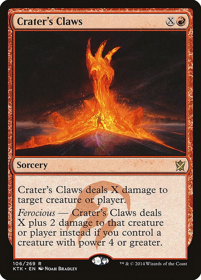 Crater's Claws 106 card from Khans of Tarkir