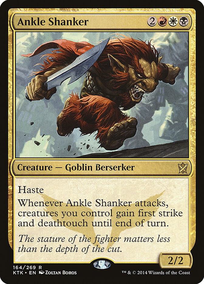 Ankle Shanker 164 card from Khans of Tarkir