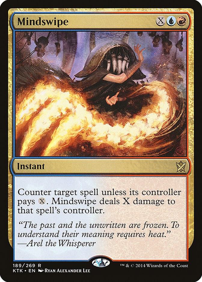 Mindswipe 189 card from Khans of Tarkir