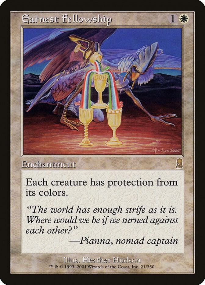 Earnest Fellowship 21 card from Odyssey