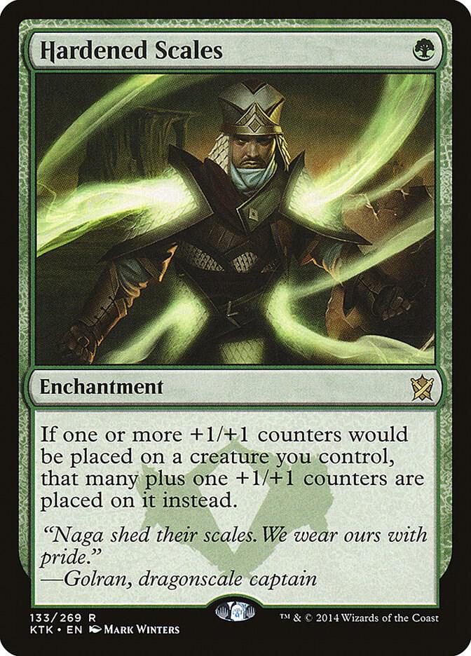 Hardened Scales 133 card from Khans of Tarkir