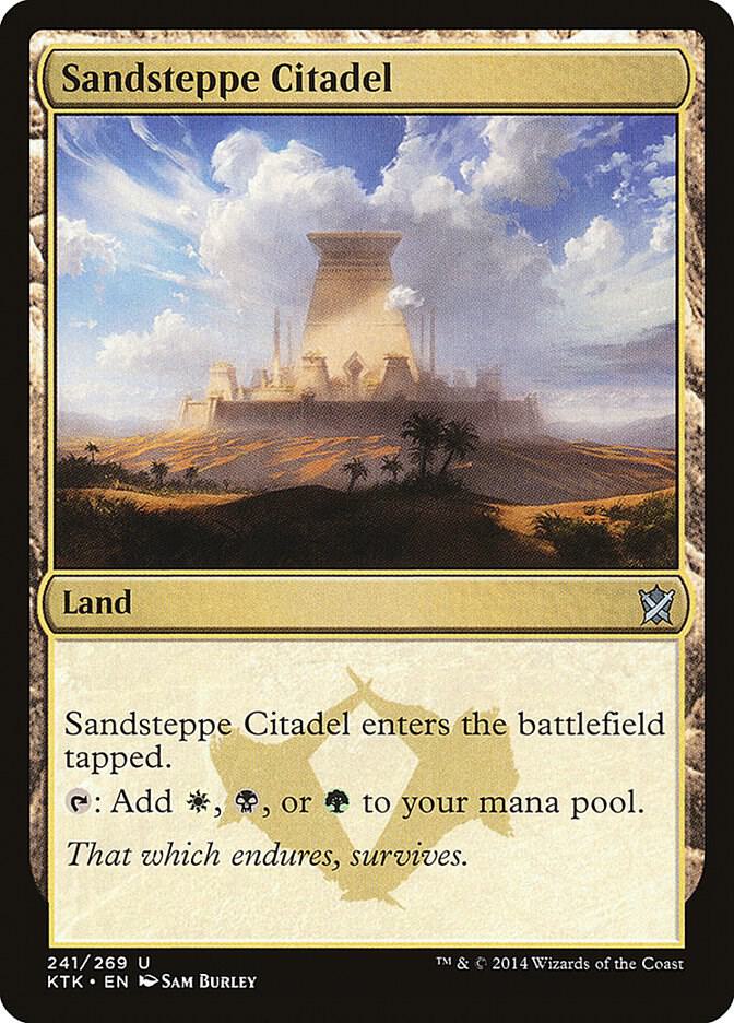 Sandsteppe Citadel 241 card from Khans of Tarkir