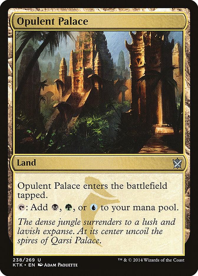 Opulent Palace 238 card from Khans of Tarkir