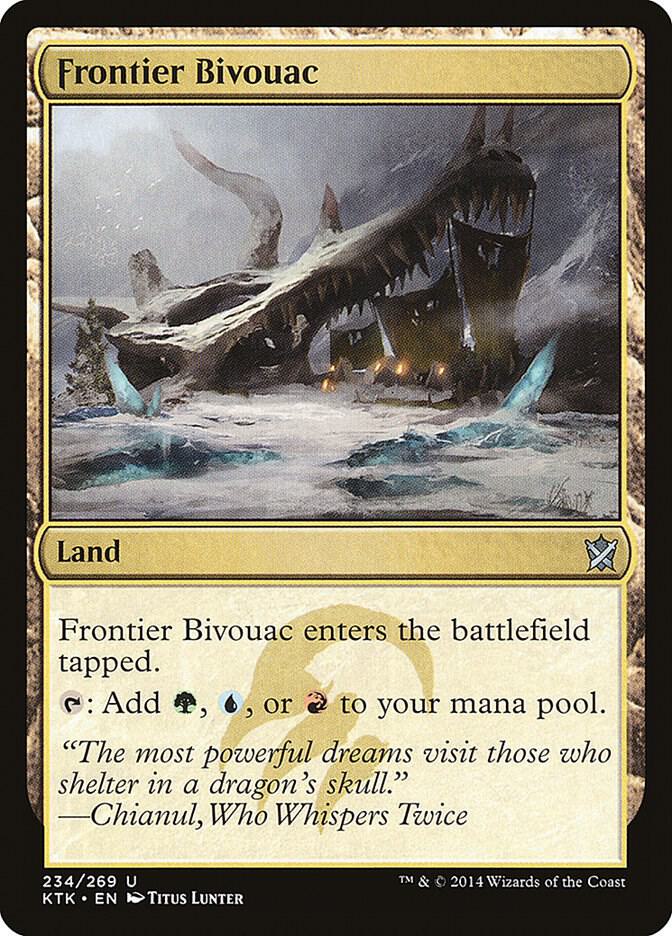 Frontier Bivouac 234 card from Khans of Tarkir