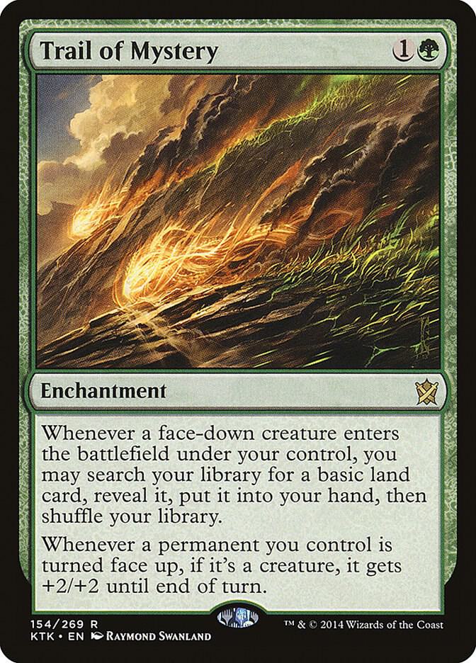 Trail of Mystery 154 card from Khans of Tarkir
