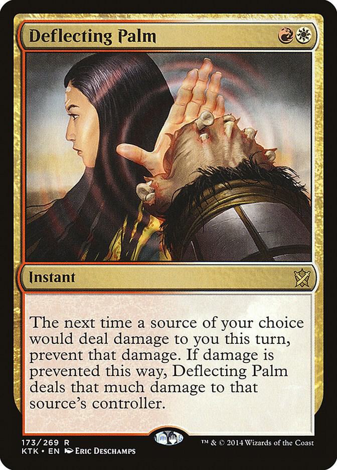 Deflecting Palm 173 card from Khans of Tarkir