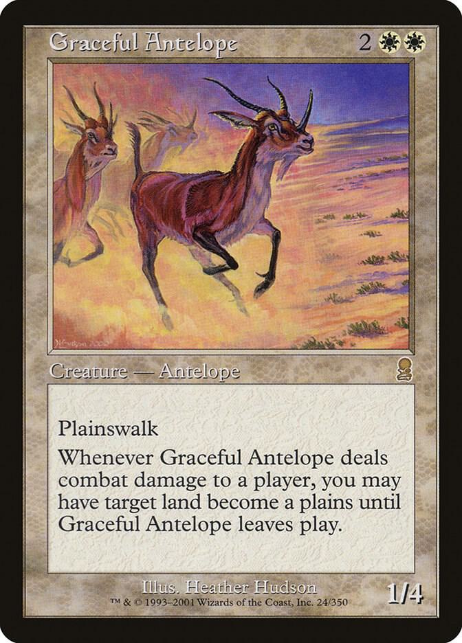 Graceful Antelope 24 card from Odyssey