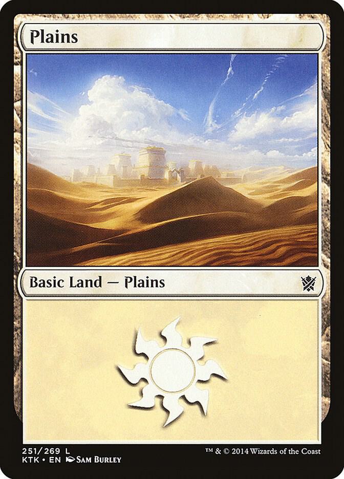 Plains 251 card from Khans of Tarkir