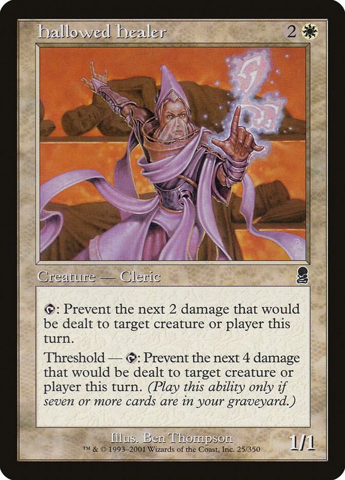 Hallowed Healer 25 card from Odyssey
