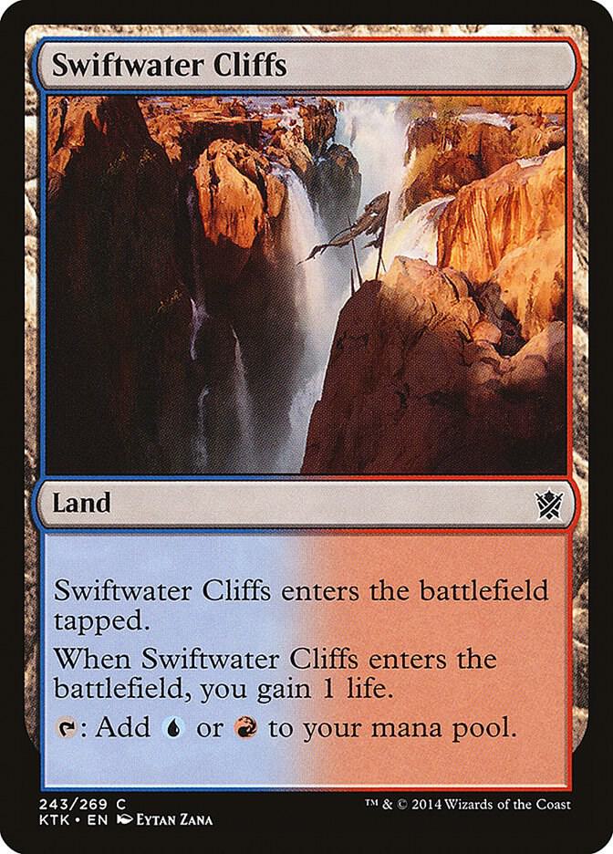 Swiftwater Cliffs 243 card from Khans of Tarkir