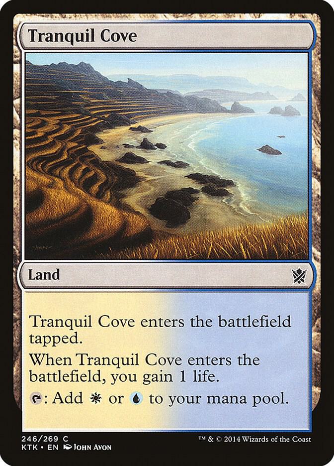 Tranquil Cove 246 card from Khans of Tarkir