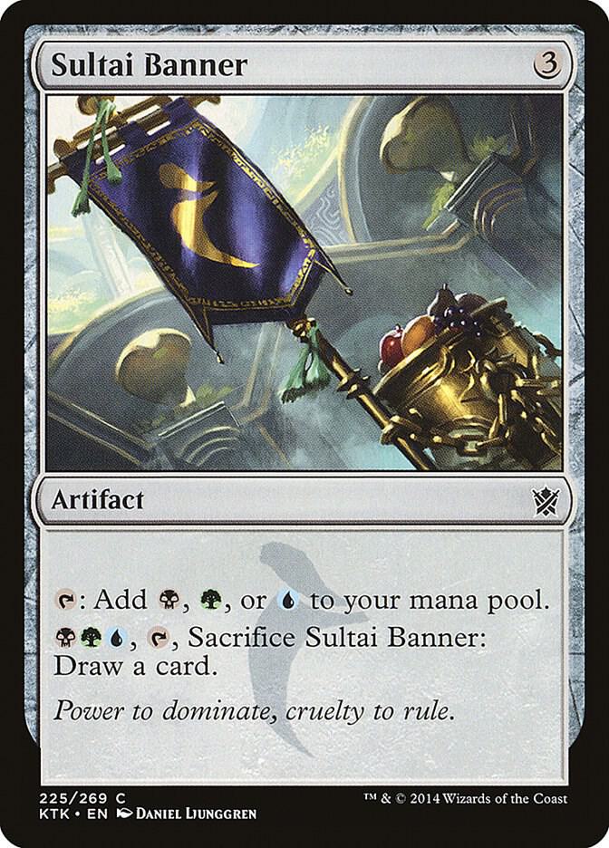 Sultai Banner 225 card from Khans of Tarkir