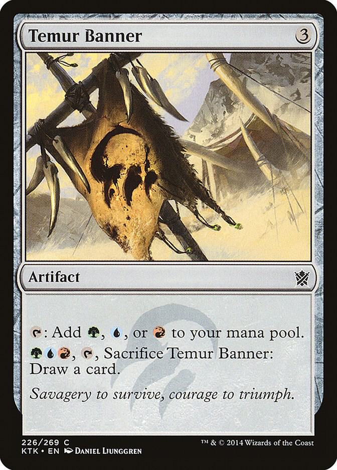 Temur Banner 226 card from Khans of Tarkir