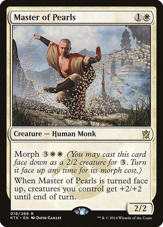 Master of Pearls 18 card from Khans of Tarkir