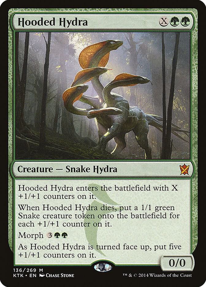 Hooded Hydra 136 card from Khans of Tarkir