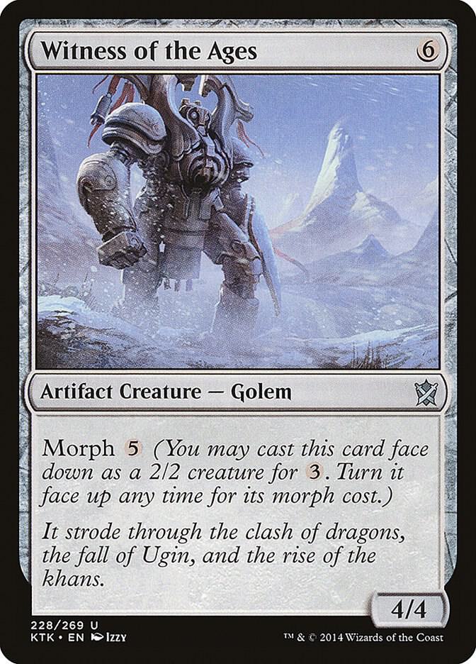 Witness of the Ages 228 card from Khans of Tarkir