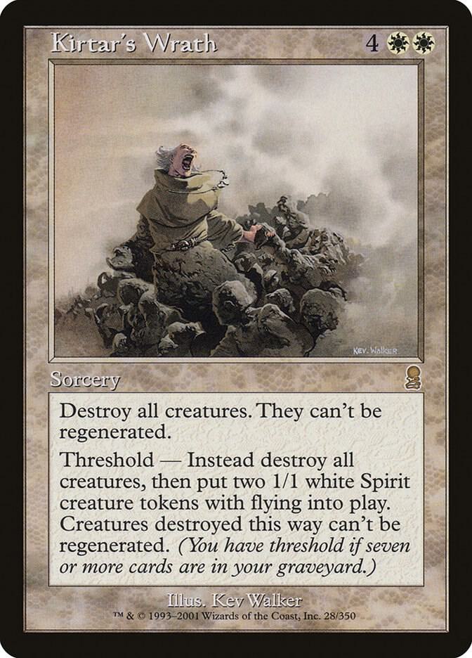 Kirtar's Wrath 28 card from Odyssey