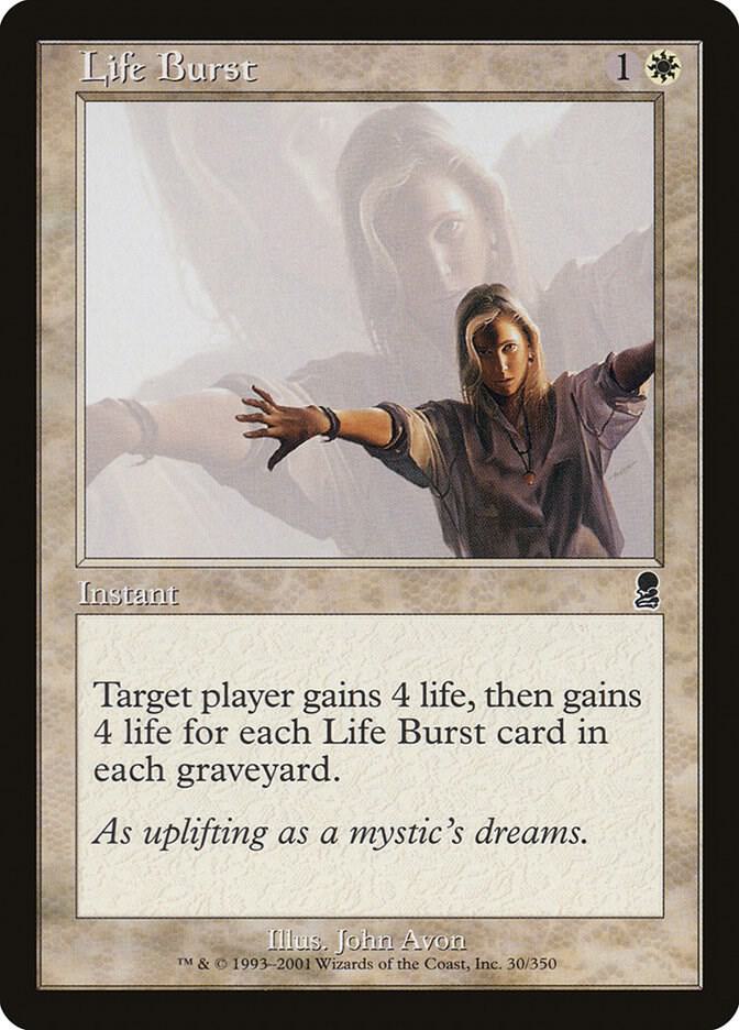 Life Burst 30 card from Odyssey