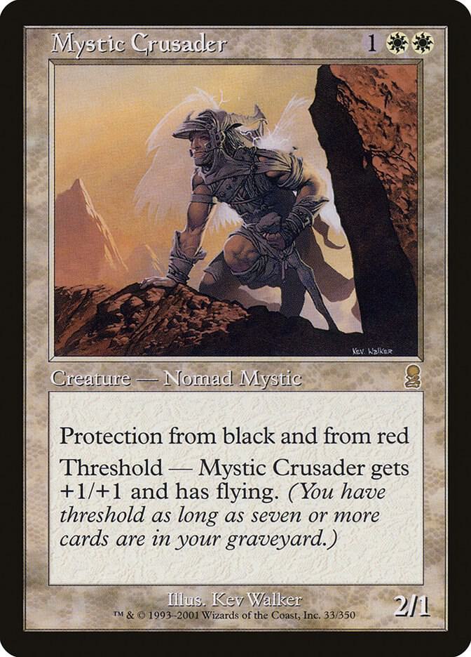 Mystic Crusader 33 card from Odyssey