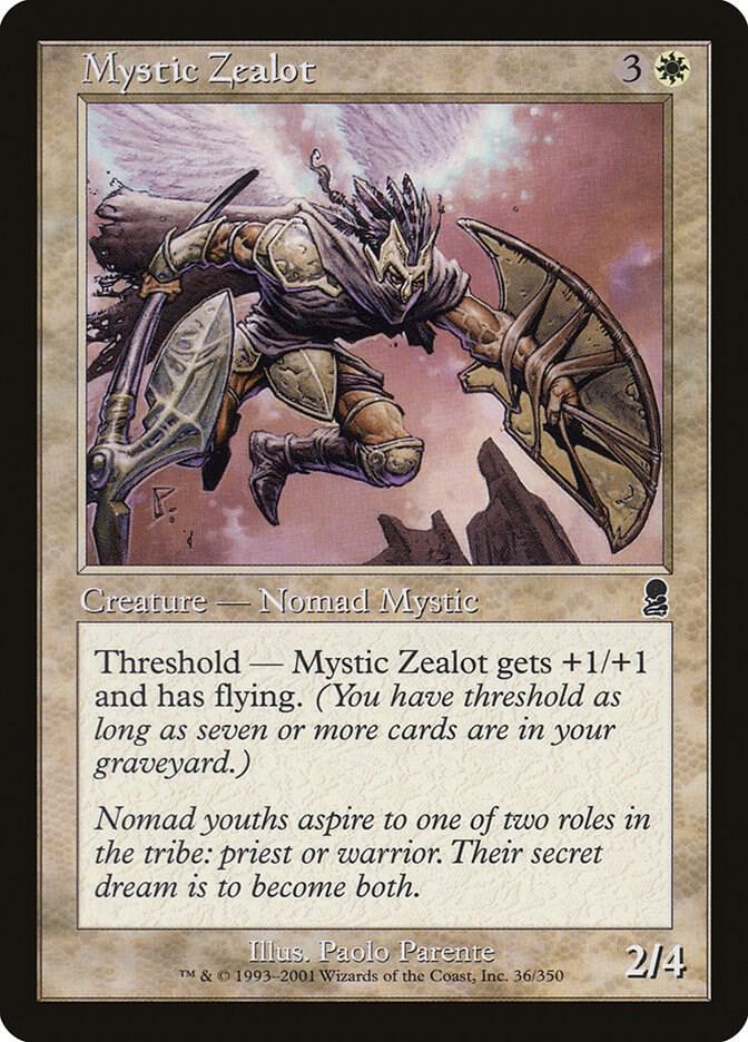 Mystic Zealot 36 card from Odyssey