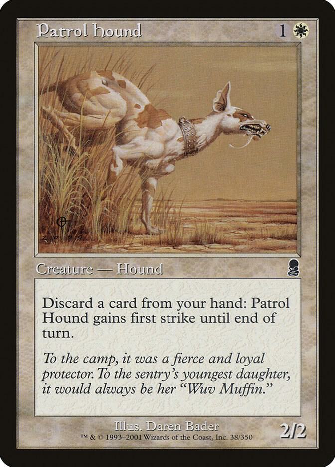 Patrol Hound 38 card from Odyssey