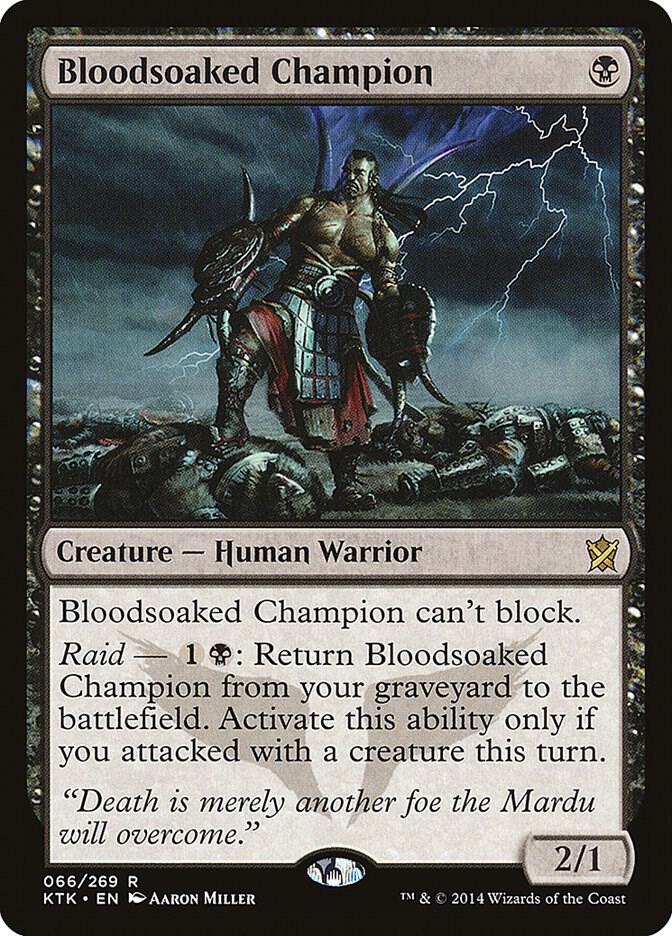 Bloodsoaked Champion 66 card from Khans of Tarkir