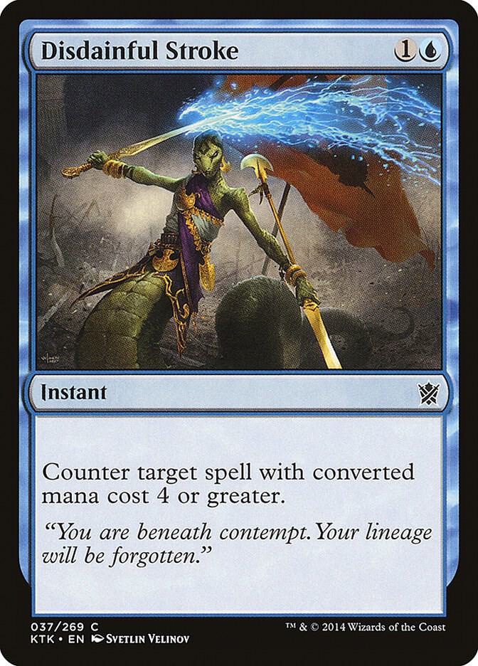 Disdainful Stroke 37 card from Khans of Tarkir
