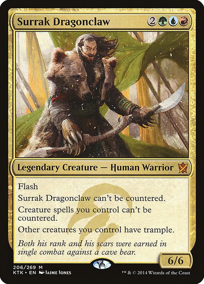 Surrak Dragonclaw 206 card from Khans of Tarkir