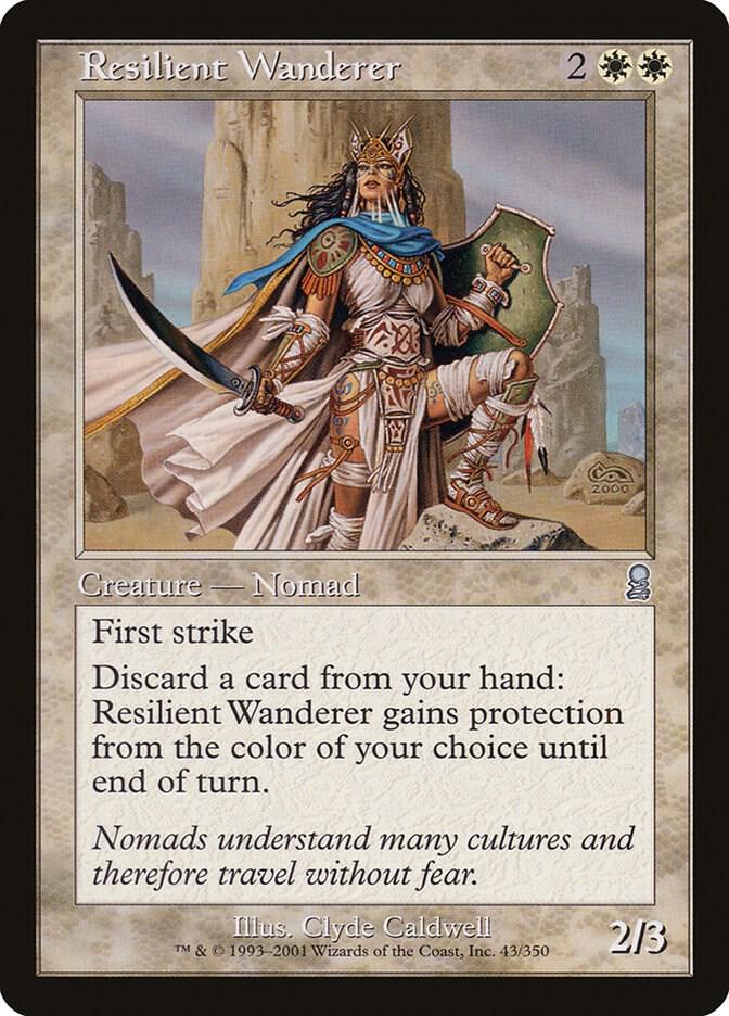 Resilient Wanderer 43 card from Odyssey