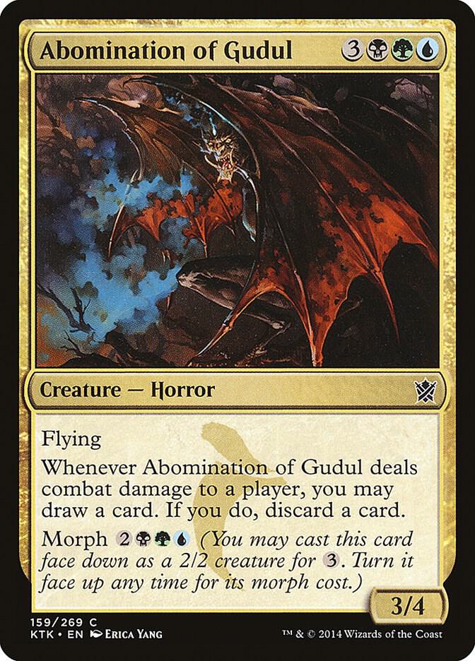 Abomination of Gudul 159 card from Khans of Tarkir