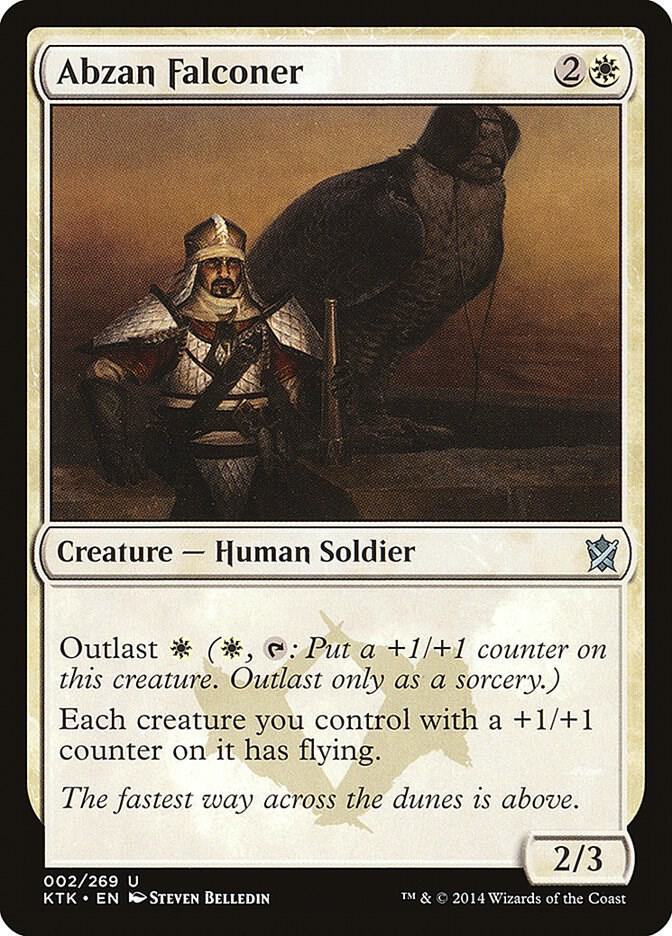 Abzan Falconer 2 card from Khans of Tarkir
