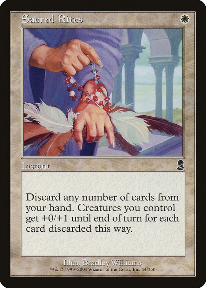 Sacred Rites 44 card from Odyssey