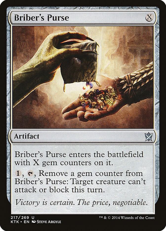 Briber's Purse 217 card from Khans of Tarkir