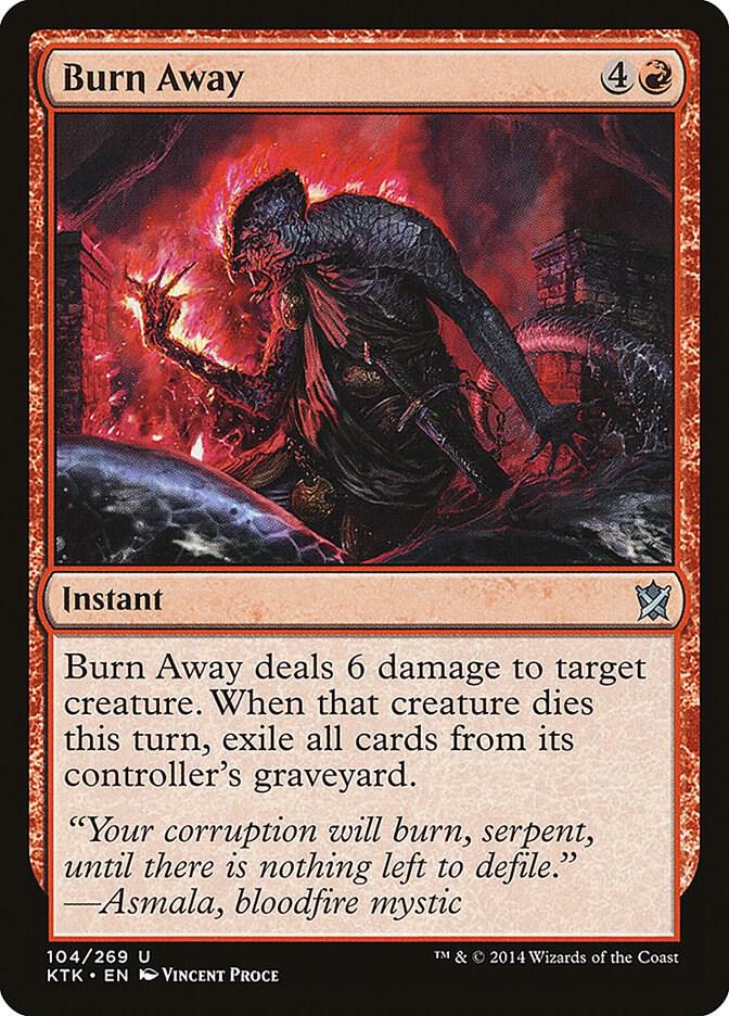 Burn Away 104 card from Khans of Tarkir
