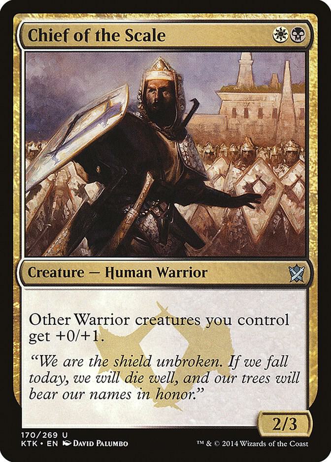 Chief of the Scale 170 card from Khans of Tarkir
