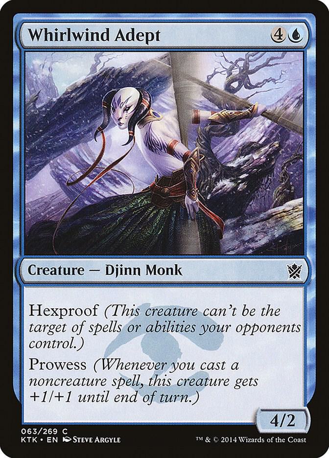 Whirlwind Adept 63 card from Khans of Tarkir