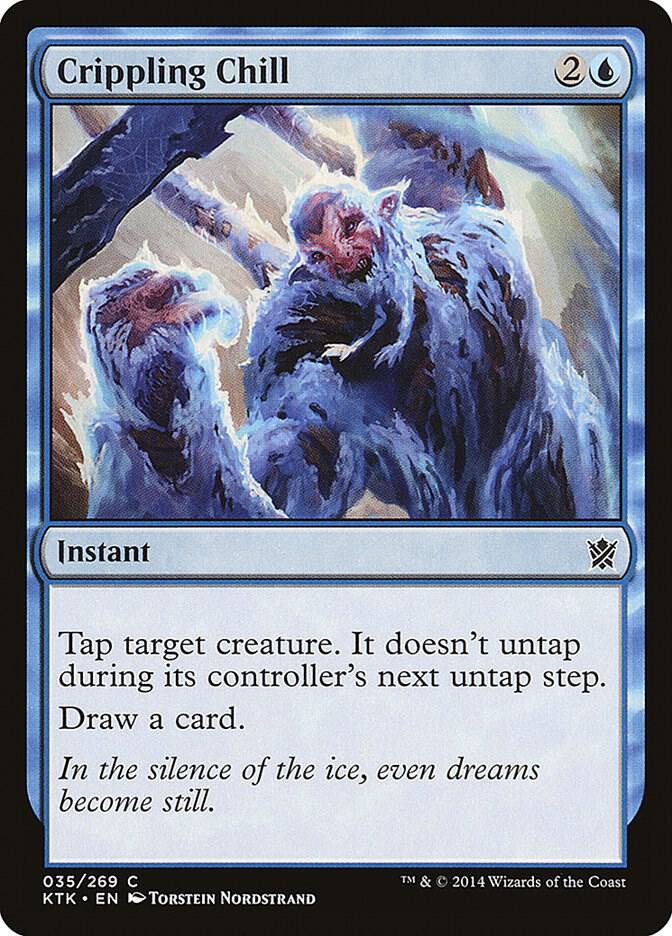 Crippling Chill 35 card from Khans of Tarkir