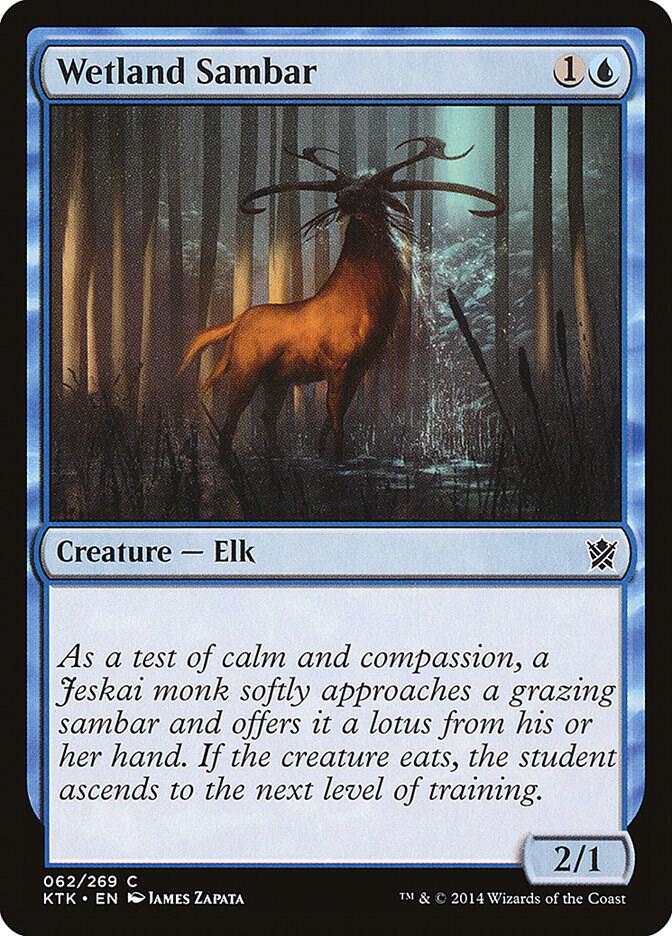 Wetland Sambar 62 card from Khans of Tarkir