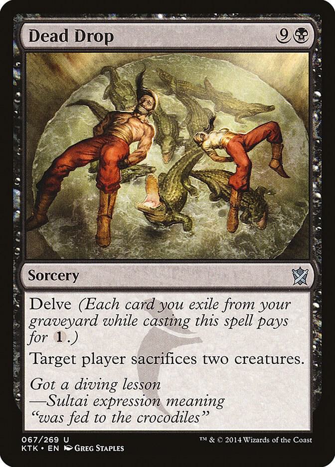 Dead Drop 67 card from Khans of Tarkir