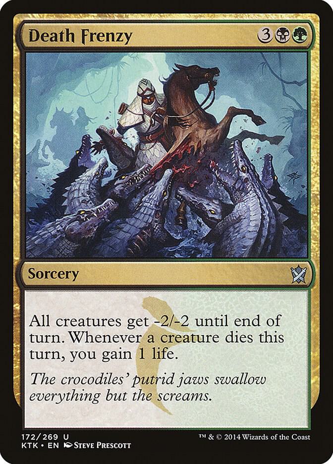 Death Frenzy 172 card from Khans of Tarkir