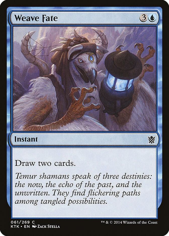 Weave Fate 61 card from Khans of Tarkir