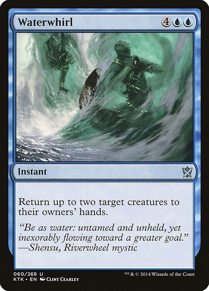 Waterwhirl 60 card from Khans of Tarkir