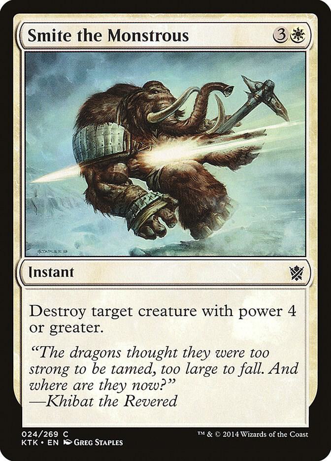Smite the Monstrous 24 card from Khans of Tarkir