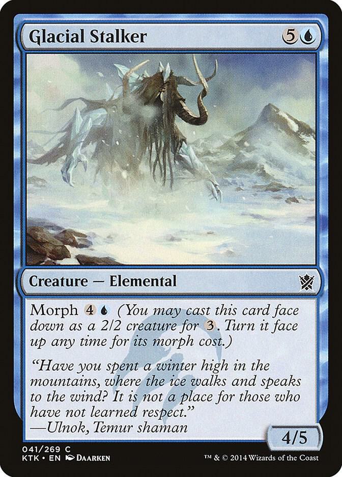 Glacial Stalker 41 card from Khans of Tarkir