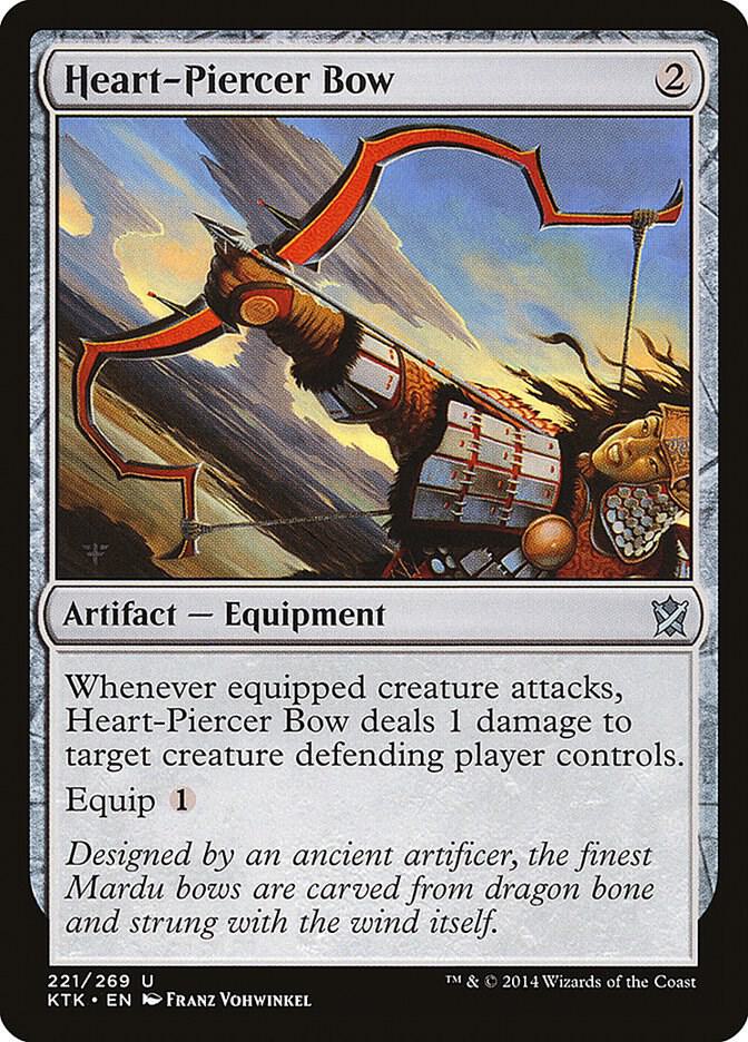 Heart-Piercer Bow 221 card from Khans of Tarkir