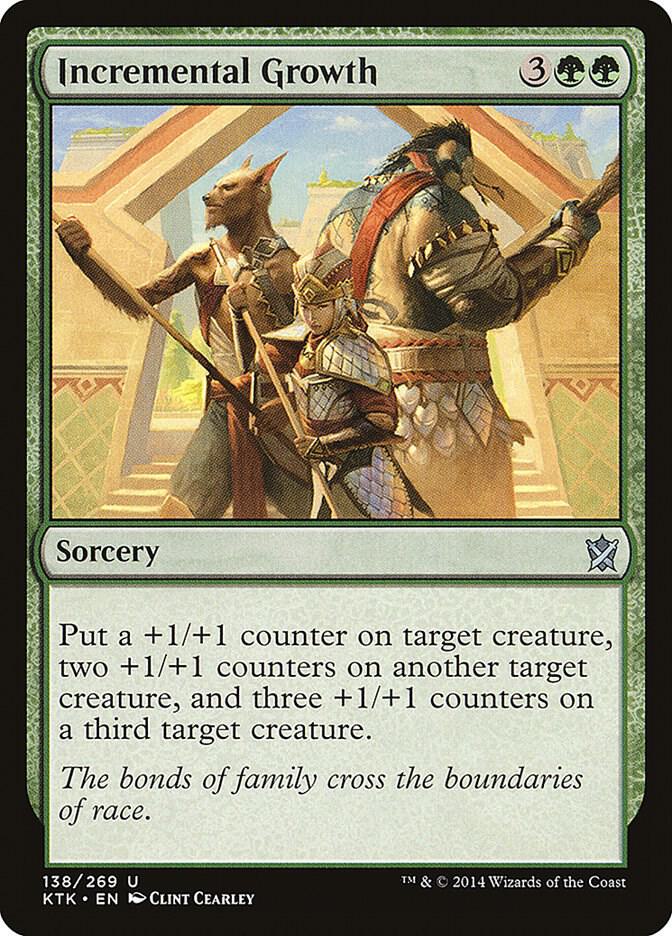 Incremental Growth 138 card from Khans of Tarkir