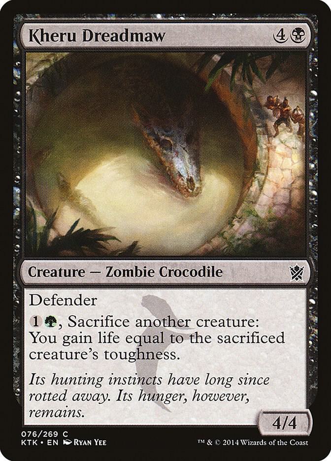 Kheru Dreadmaw 76 card from Khans of Tarkir
