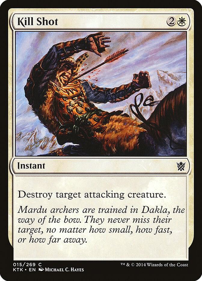 Kill Shot 15 card from Khans of Tarkir